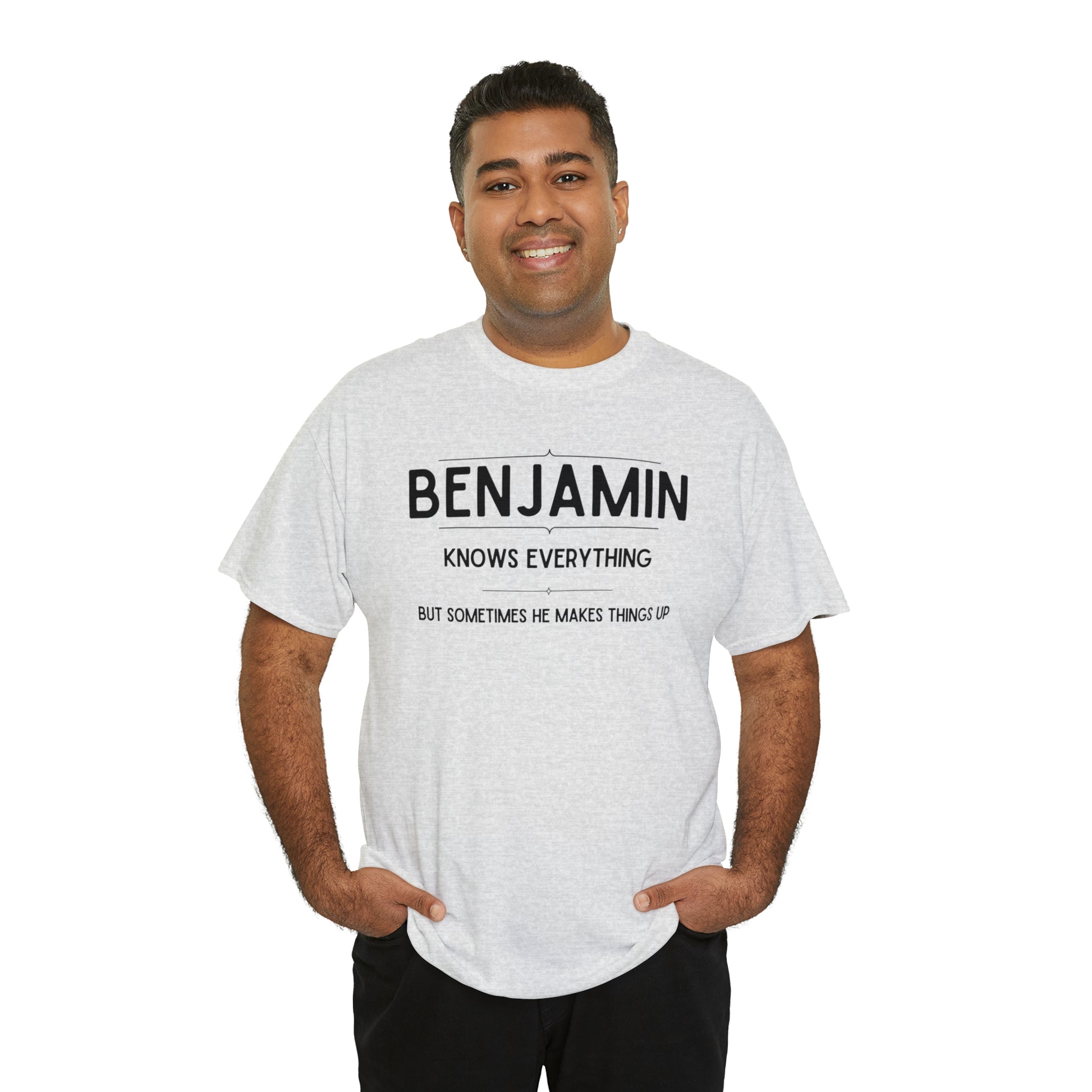 "Benjamin Knows Everything" T-Shirt - Weave Got Gifts - Unique Gifts You Won’t Find Anywhere Else!