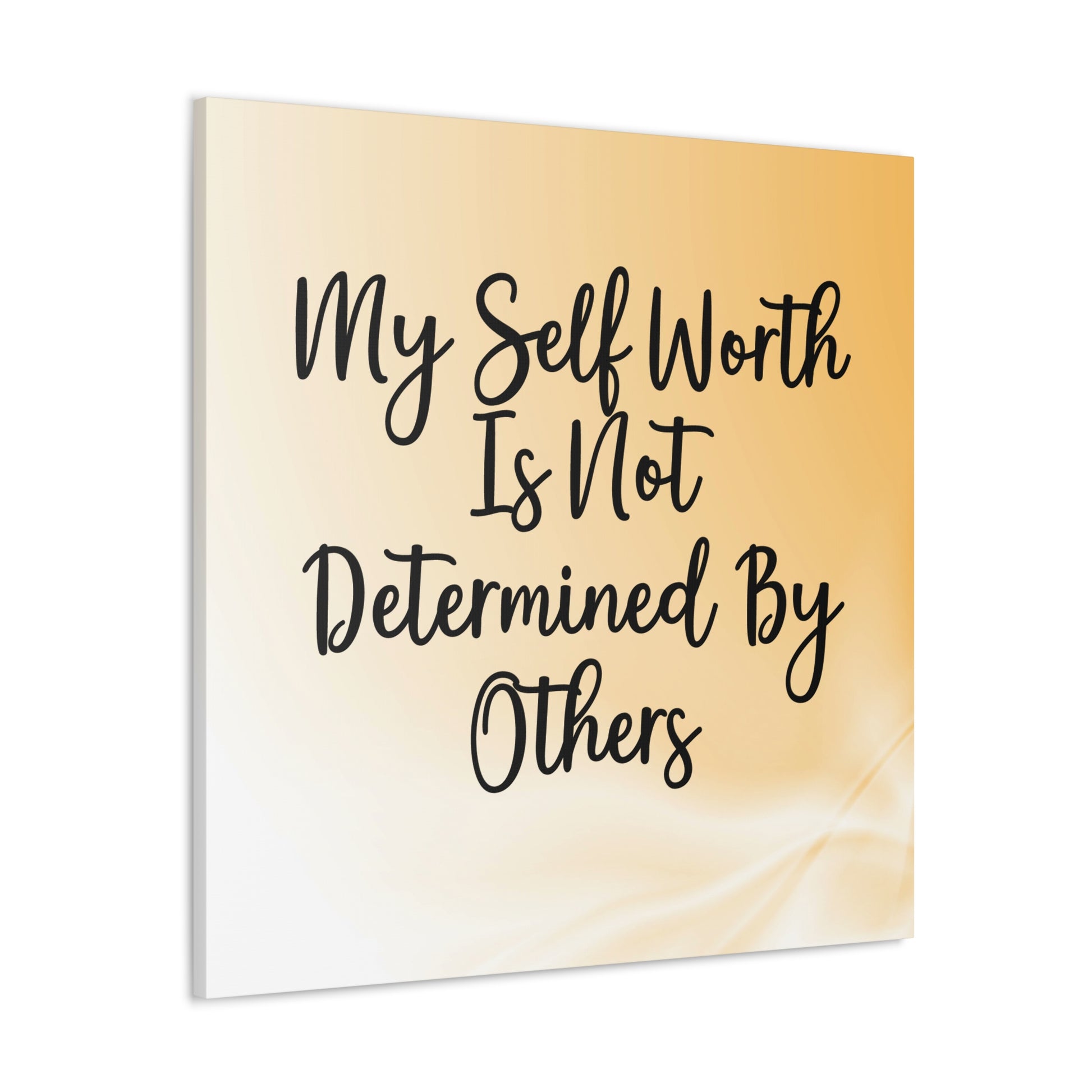 "My Self Worth Is Not Determined By Others" Wall Art - Weave Got Gifts - Unique Gifts You Won’t Find Anywhere Else!