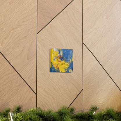 "Abstract Blue & Yellow" Wall Art - Weave Got Gifts - Unique Gifts You Won’t Find Anywhere Else!