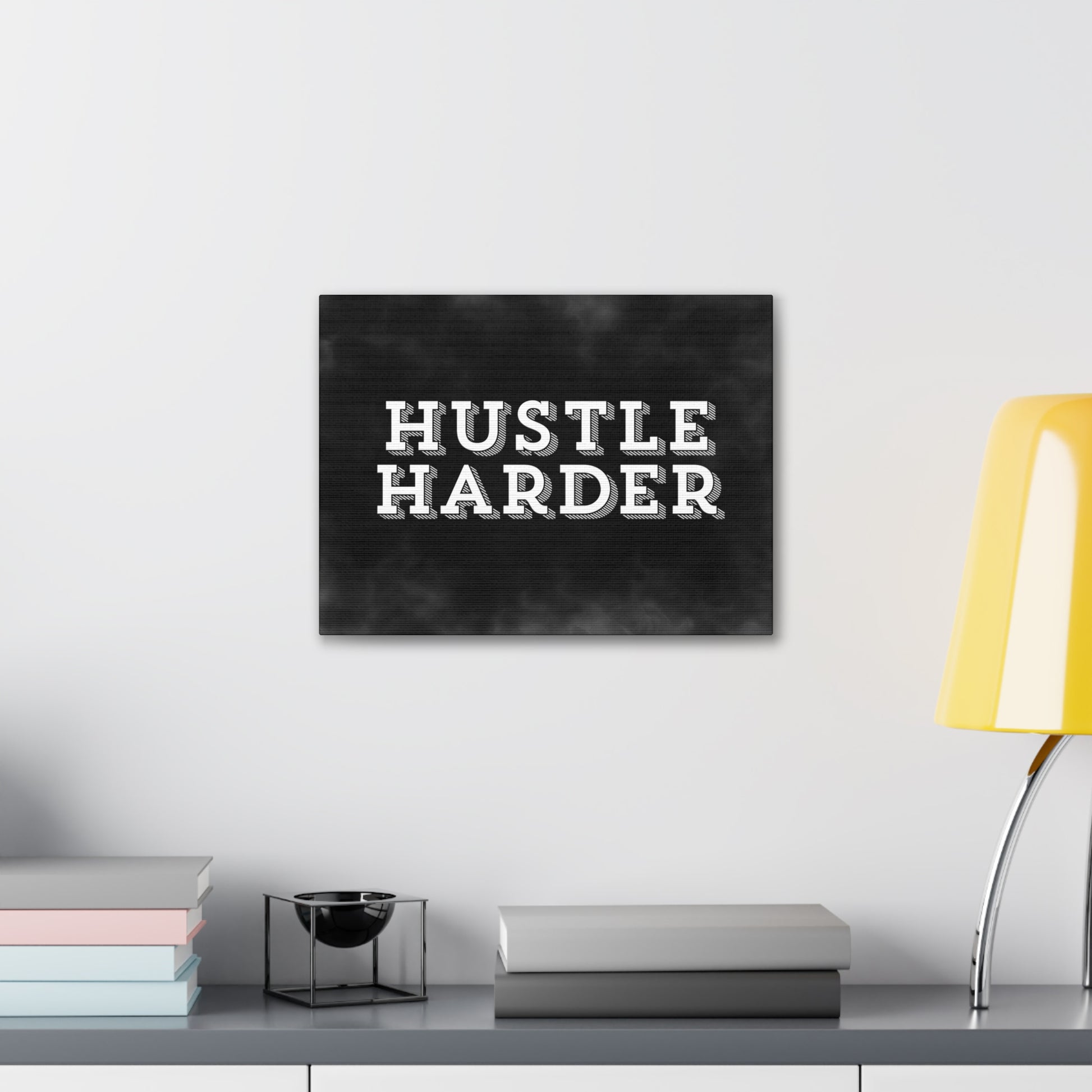 "Hustle Harder" Wall Art - Weave Got Gifts - Unique Gifts You Won’t Find Anywhere Else!