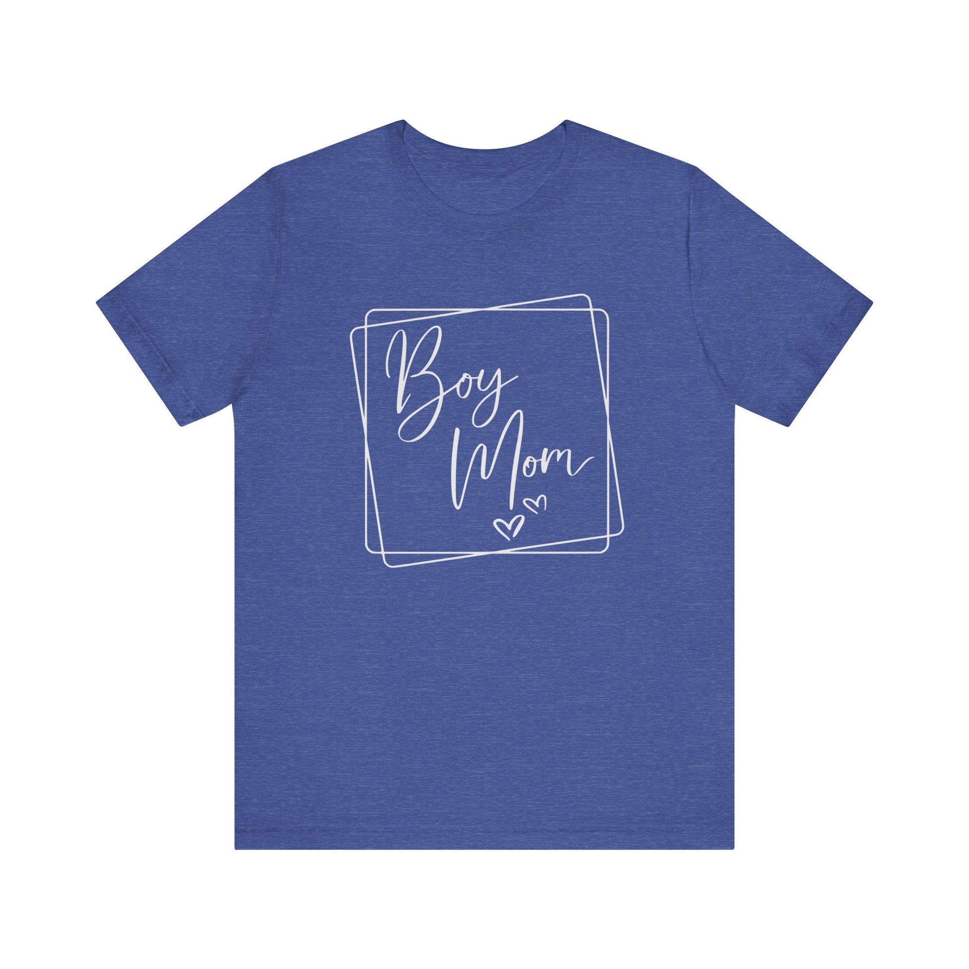 Boymom shirt with heart design

