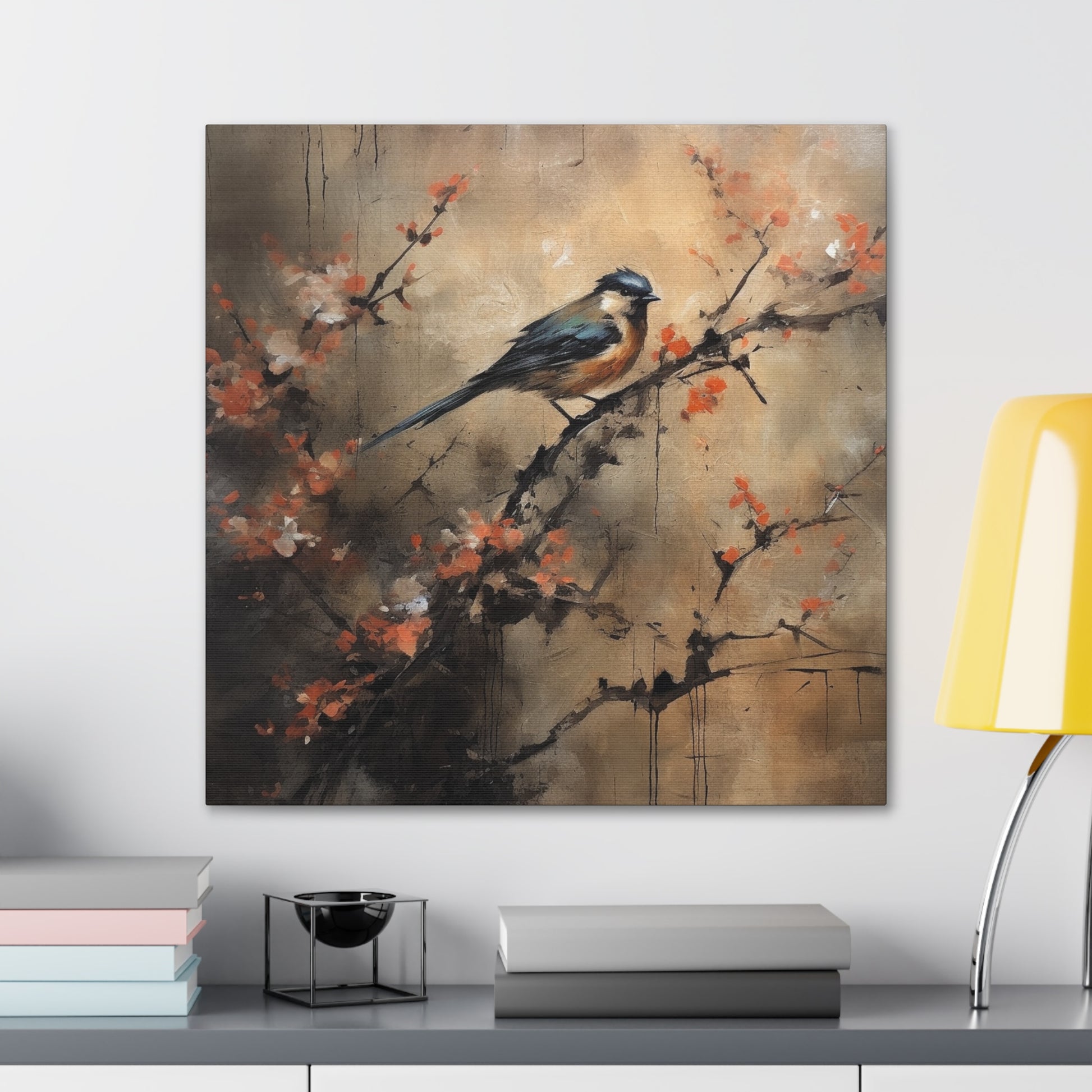 "Bird In Nature Wabi Sabi" Wall Art - Weave Got Gifts - Unique Gifts You Won’t Find Anywhere Else!