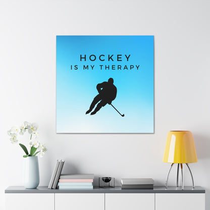 "Hockey Is My Therapy" Wall Art - Weave Got Gifts - Unique Gifts You Won’t Find Anywhere Else!