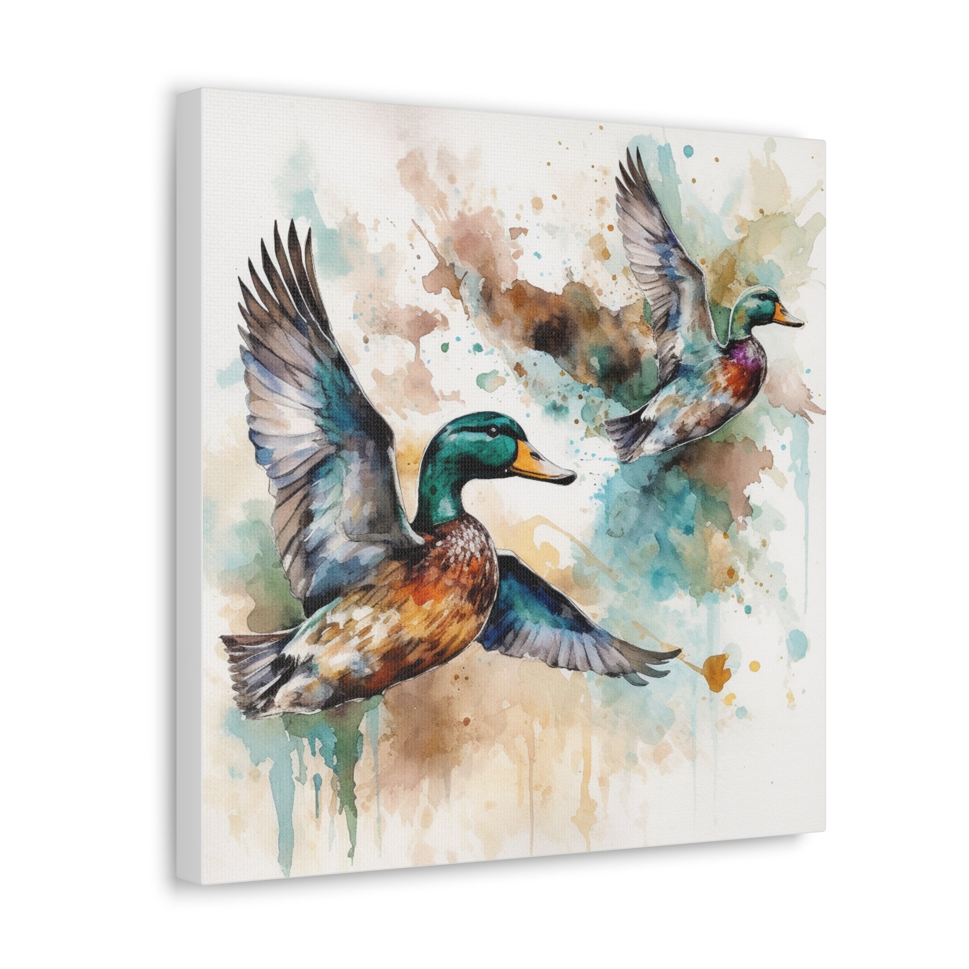 "Flying Ducks Painting" Wall Art - Weave Got Gifts - Unique Gifts You Won’t Find Anywhere Else!