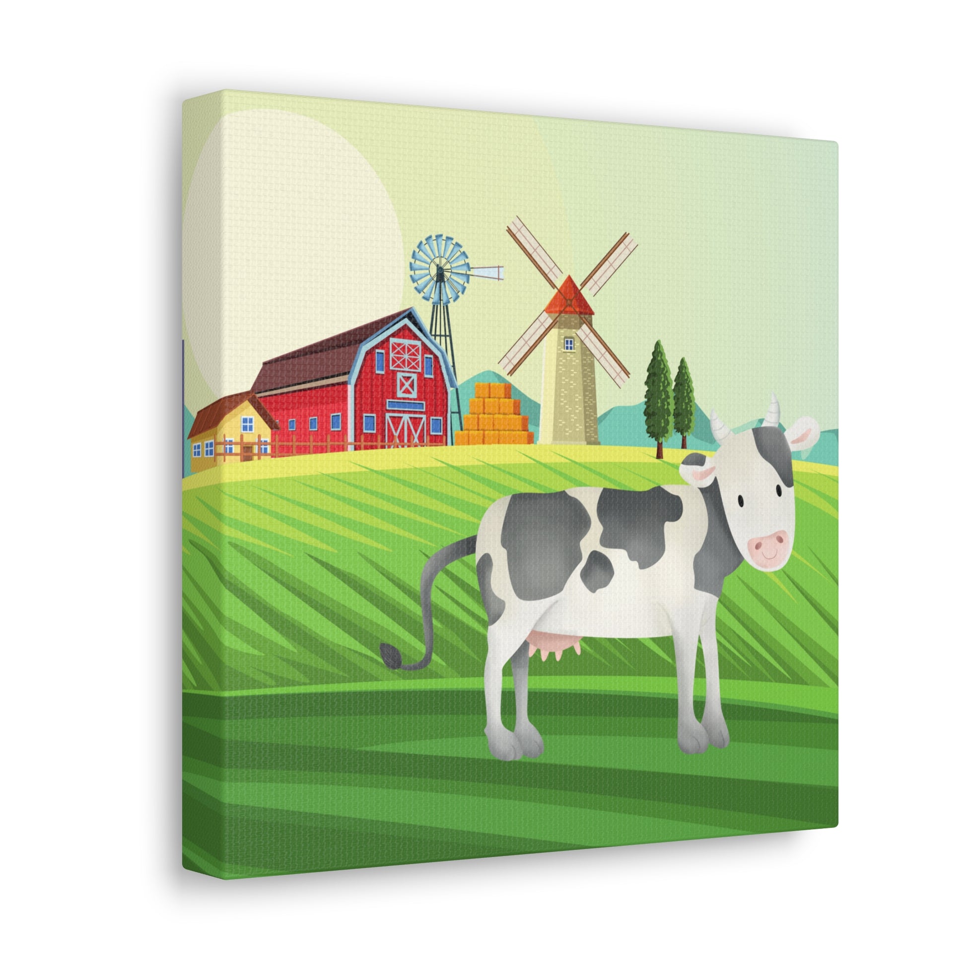 "Cow On A Farm" Kids Wall Art - Weave Got Gifts - Unique Gifts You Won’t Find Anywhere Else!