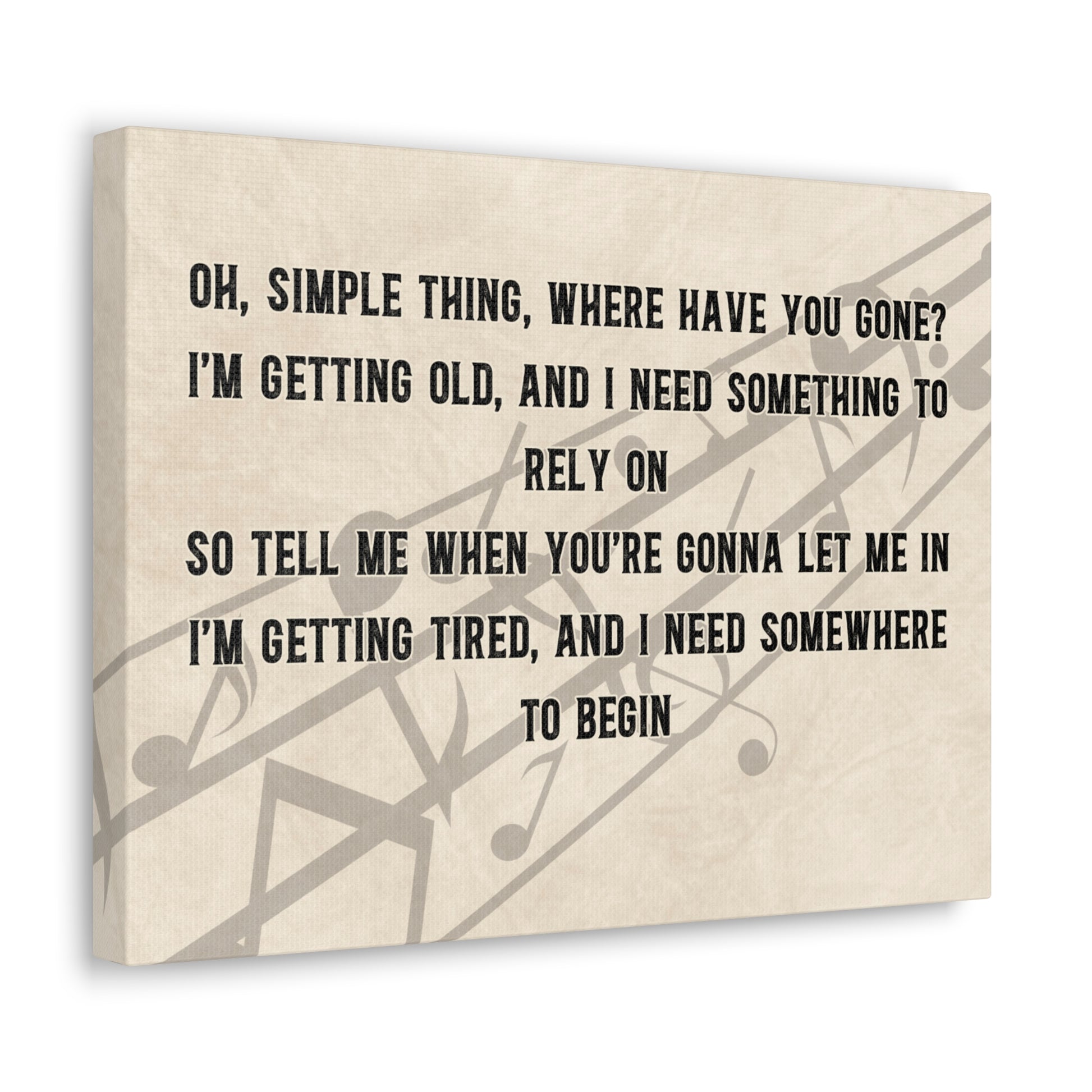 "Custom Song Lyrics" Wall Art - Weave Got Gifts - Unique Gifts You Won’t Find Anywhere Else!