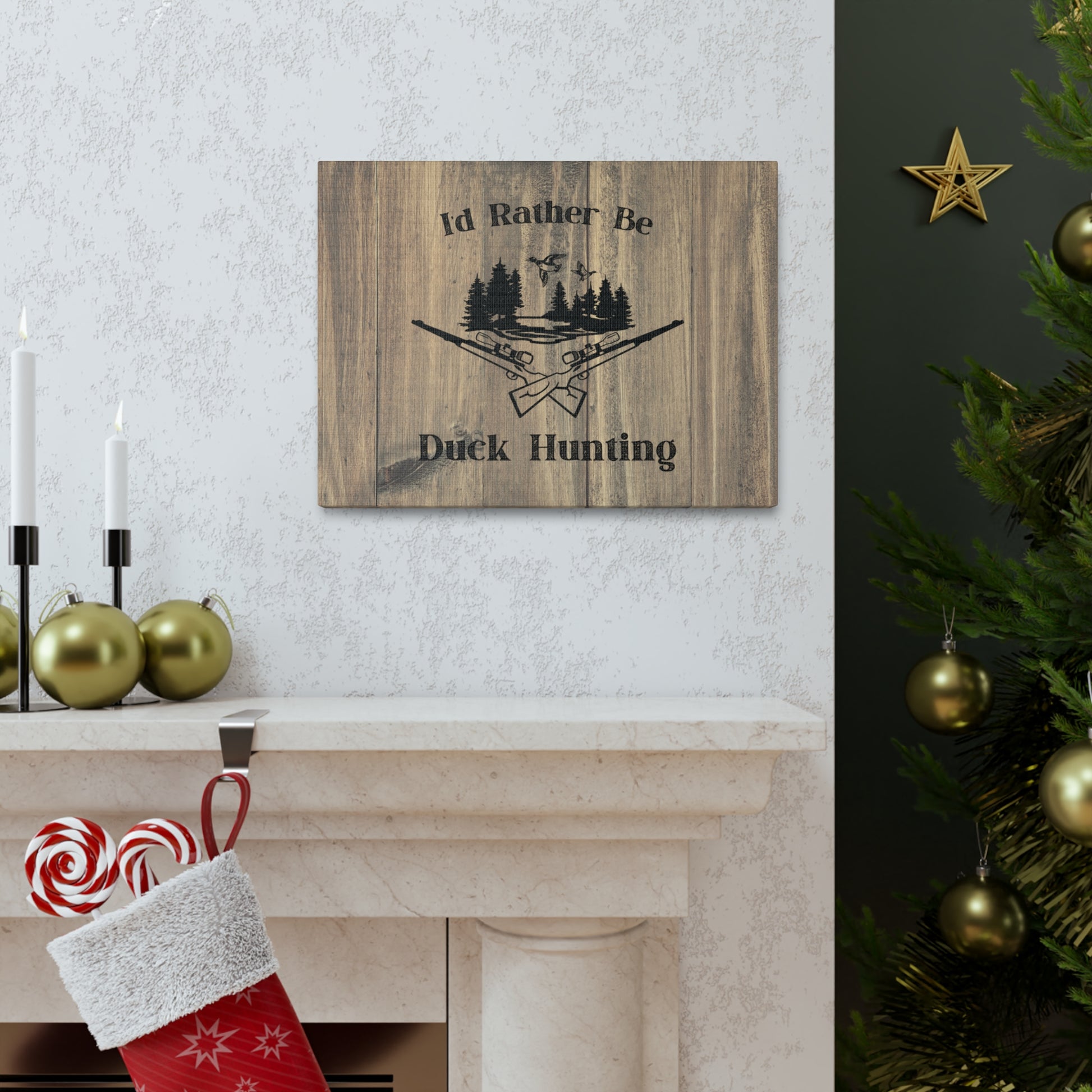 "I'd Rather Be Duck Hunting" Wall Art - Weave Got Gifts - Unique Gifts You Won’t Find Anywhere Else!