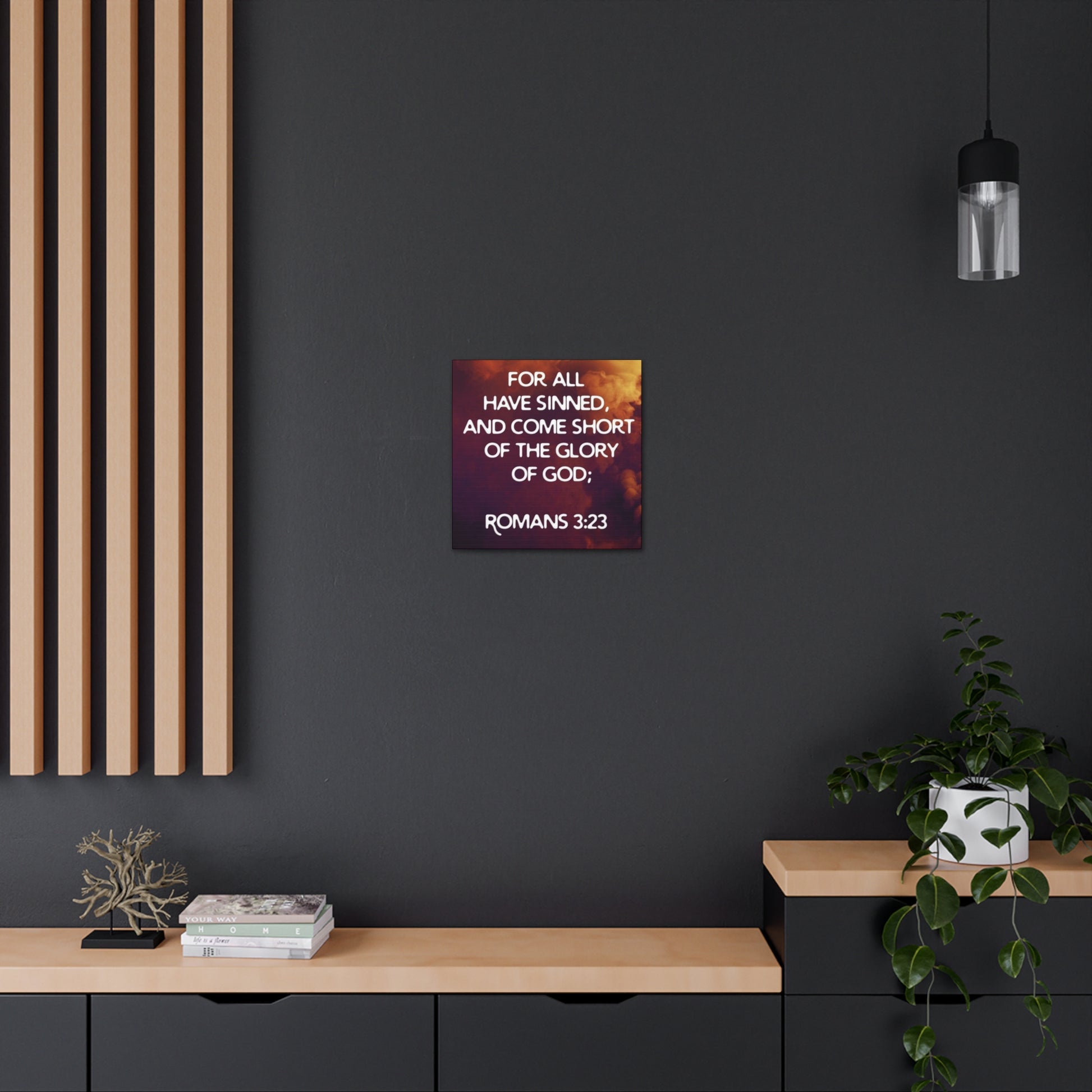 "For All Have Sinned And Come Short Of The Glory Of God" Wall Art - Weave Got Gifts - Unique Gifts You Won’t Find Anywhere Else!