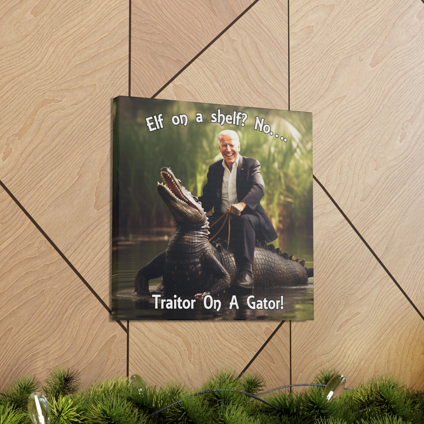 "Traitor On A Gator" Wall Art - Weave Got Gifts - Unique Gifts You Won’t Find Anywhere Else!