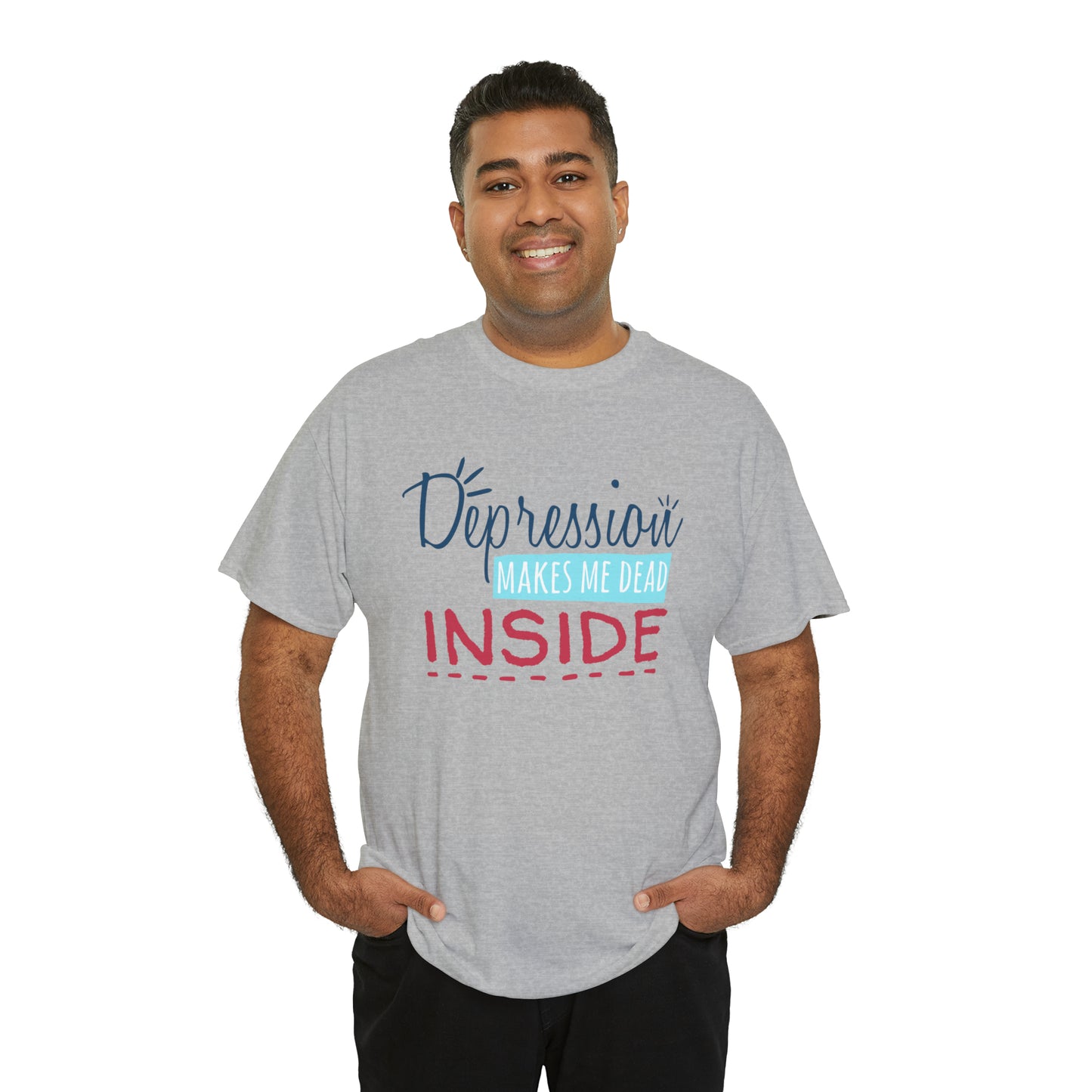 "Depression Makes Me Dead Inside" T-Shirt - Weave Got Gifts - Unique Gifts You Won’t Find Anywhere Else!