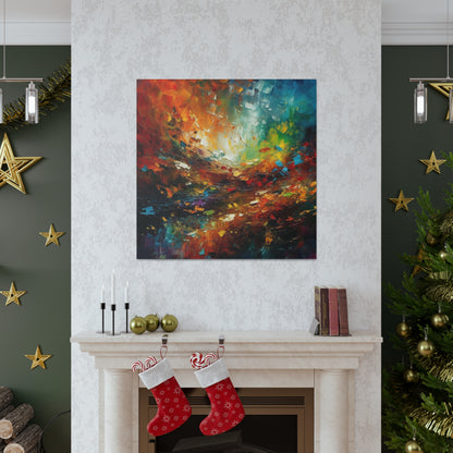 "Colorful Abstract Painting" Wall Art - Weave Got Gifts - Unique Gifts You Won’t Find Anywhere Else!