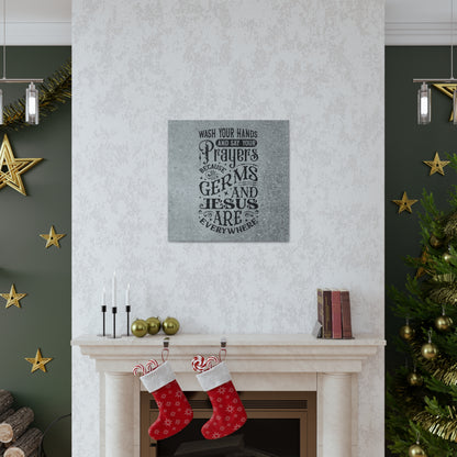 "Wash Your Hands & Say Your Prayers" Wall Art - Weave Got Gifts - Unique Gifts You Won’t Find Anywhere Else!