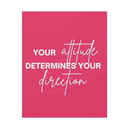 Motivational pink canvas for feminine and modern decor.
