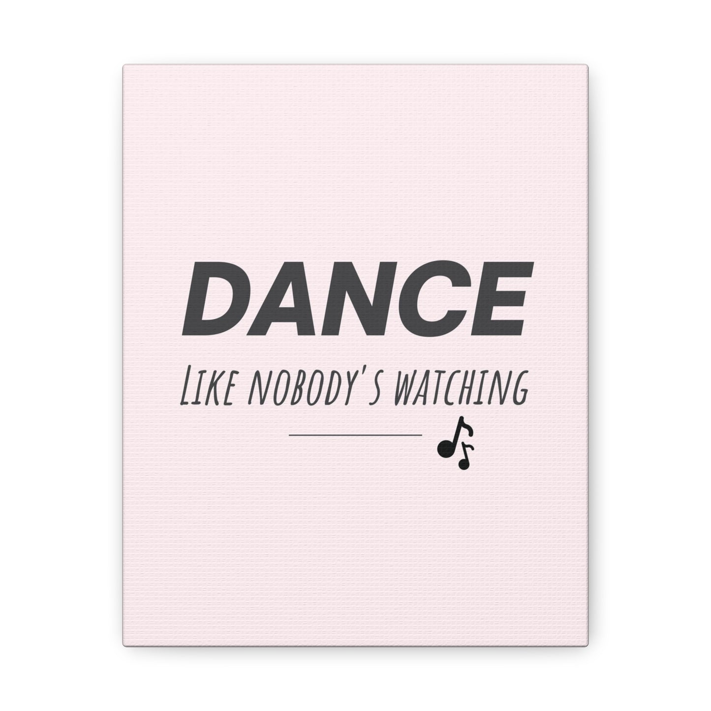 Dance canvas wall art.