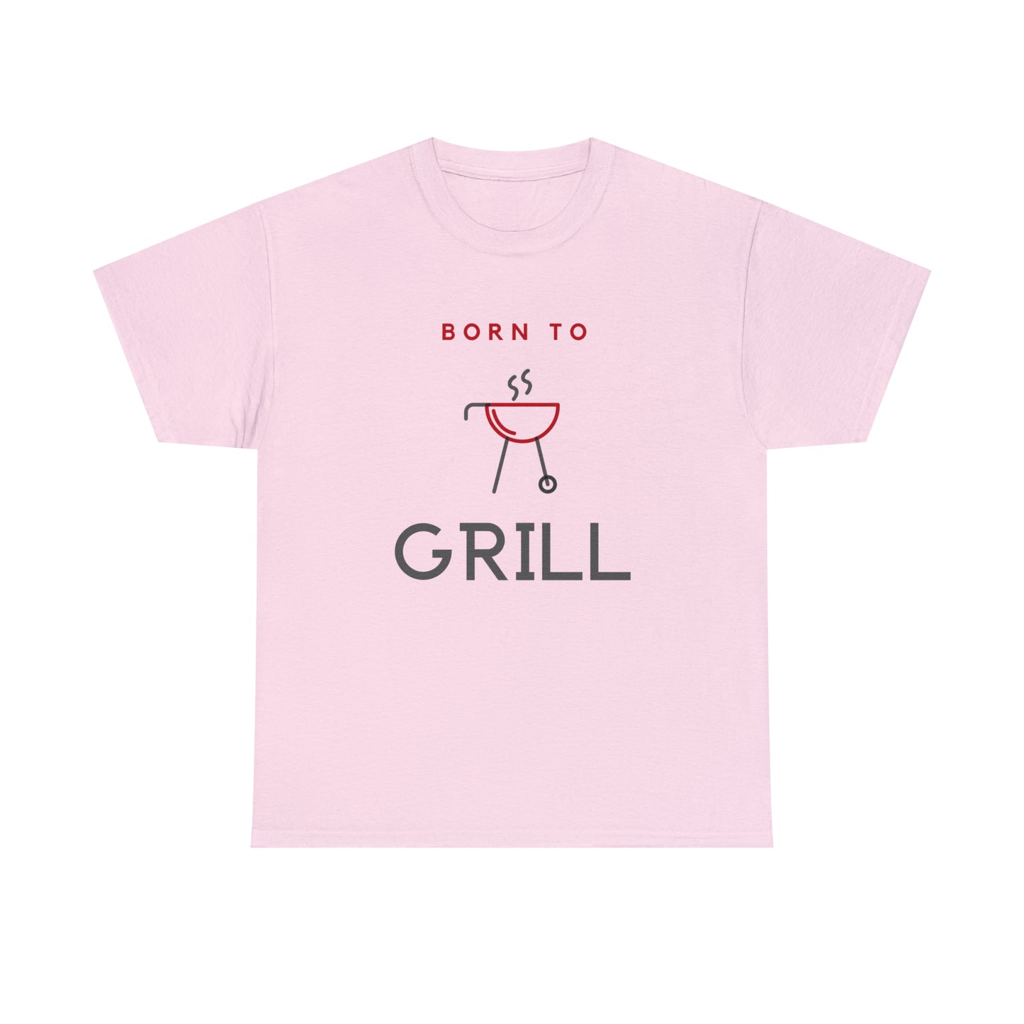 Comfortable "Born to Grill" t-shirt perfect for weekend cookouts.