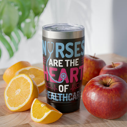 "Nurses Are The Heart Of Healthcare" Tumbler - Weave Got Gifts - Unique Gifts You Won’t Find Anywhere Else!