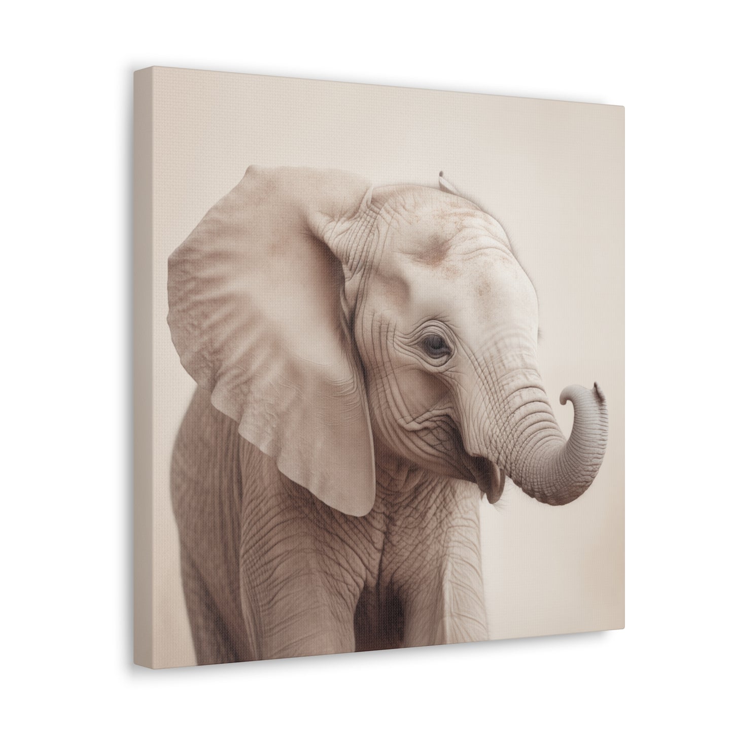 "Baby Elephant Portrait" Wall Art - Weave Got Gifts - Unique Gifts You Won’t Find Anywhere Else!