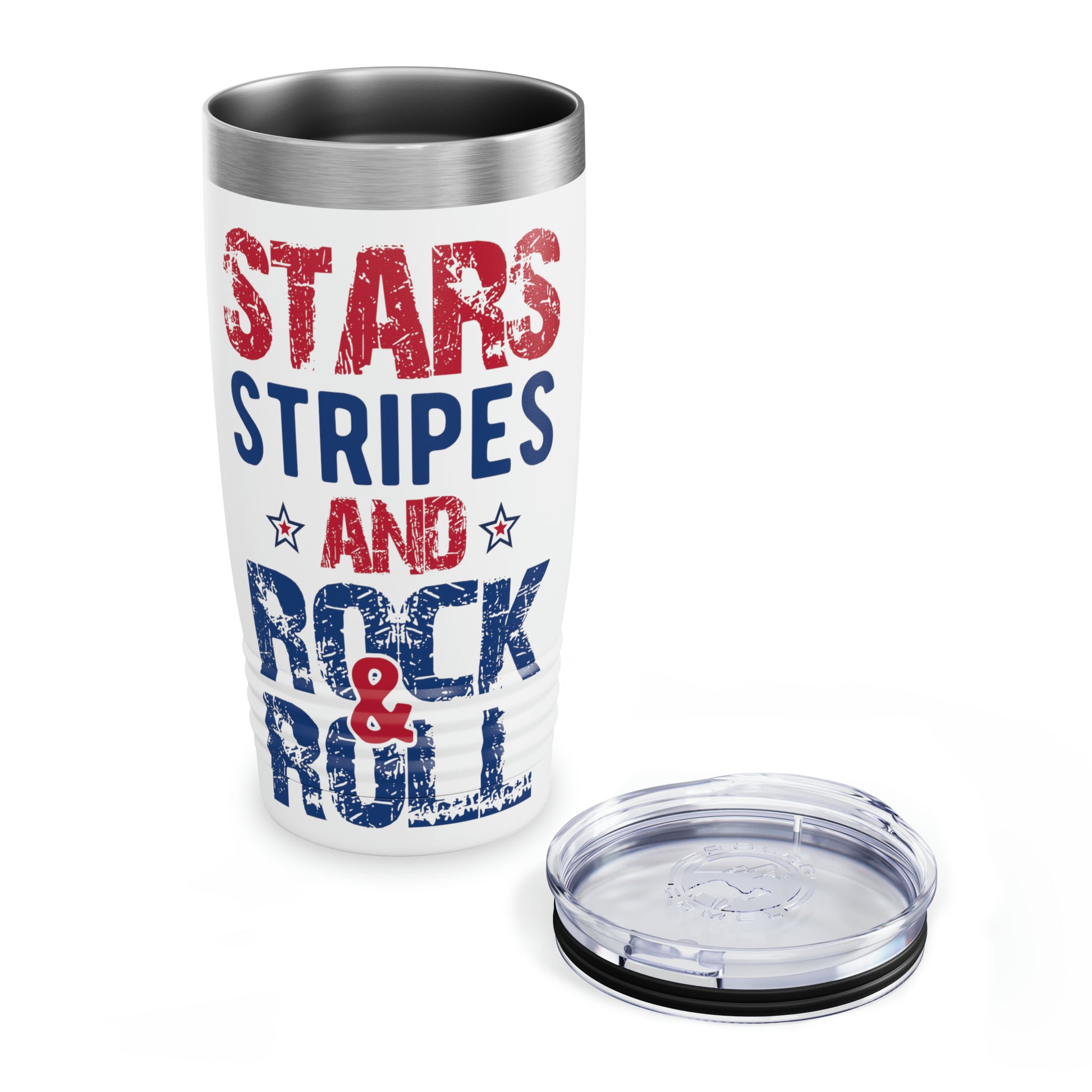 "Stars, Stripes And Rock & Roll" Tumbler - Weave Got Gifts - Unique Gifts You Won’t Find Anywhere Else!