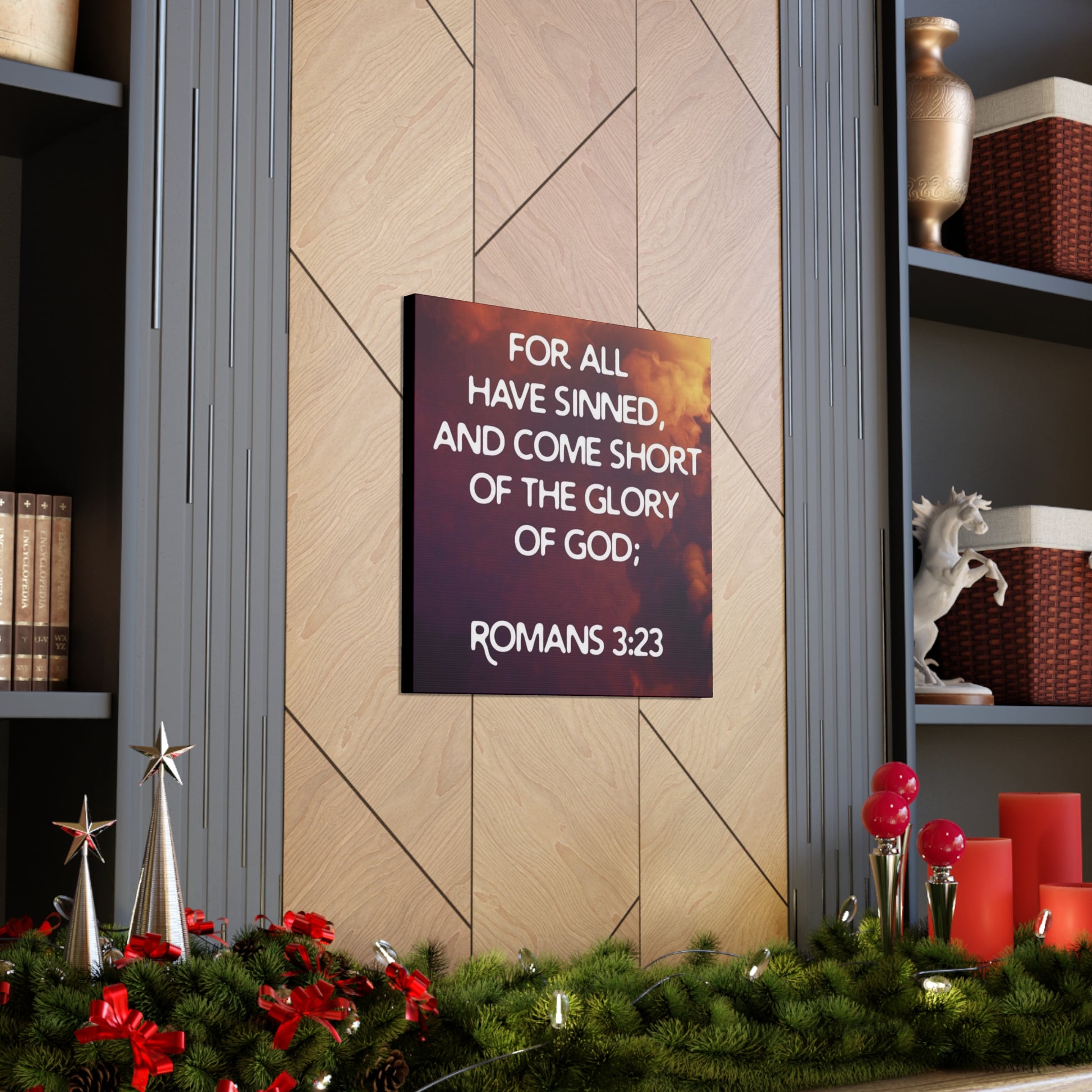"For All Have Sinned And Come Short Of The Glory Of God" Wall Art - Weave Got Gifts - Unique Gifts You Won’t Find Anywhere Else!