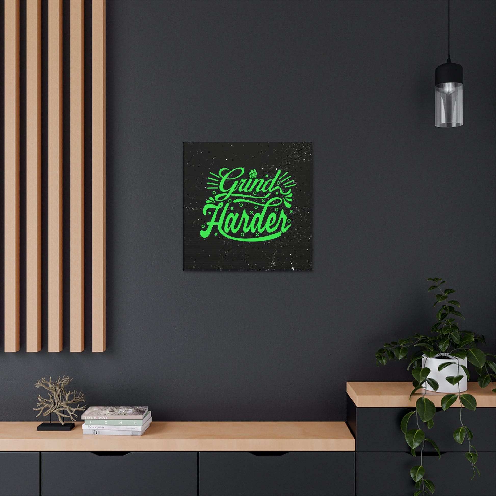 "Grind Harder" Wall Art - Weave Got Gifts - Unique Gifts You Won’t Find Anywhere Else!