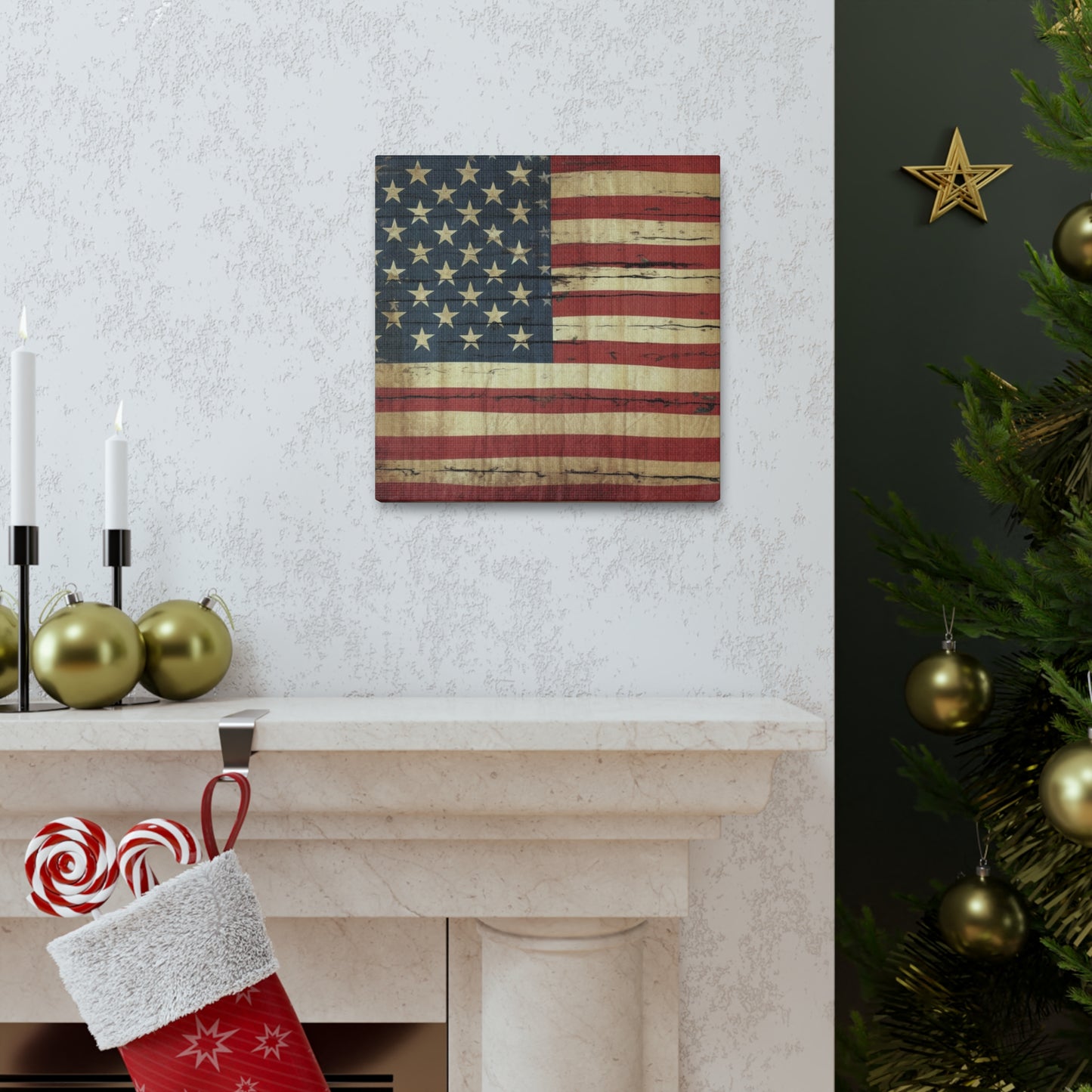 "Rustic American Flag" Wall Art - Weave Got Gifts - Unique Gifts You Won’t Find Anywhere Else!