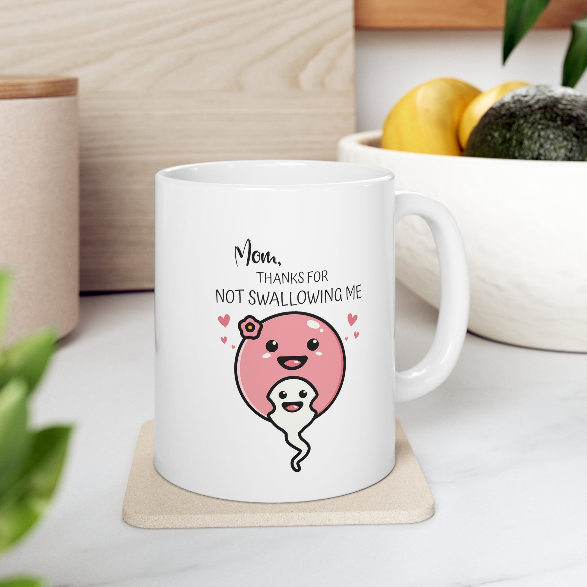 "Mom, Thanks For Not Swallowing Me" Coffee Mug - Weave Got Gifts - Unique Gifts You Won’t Find Anywhere Else!
