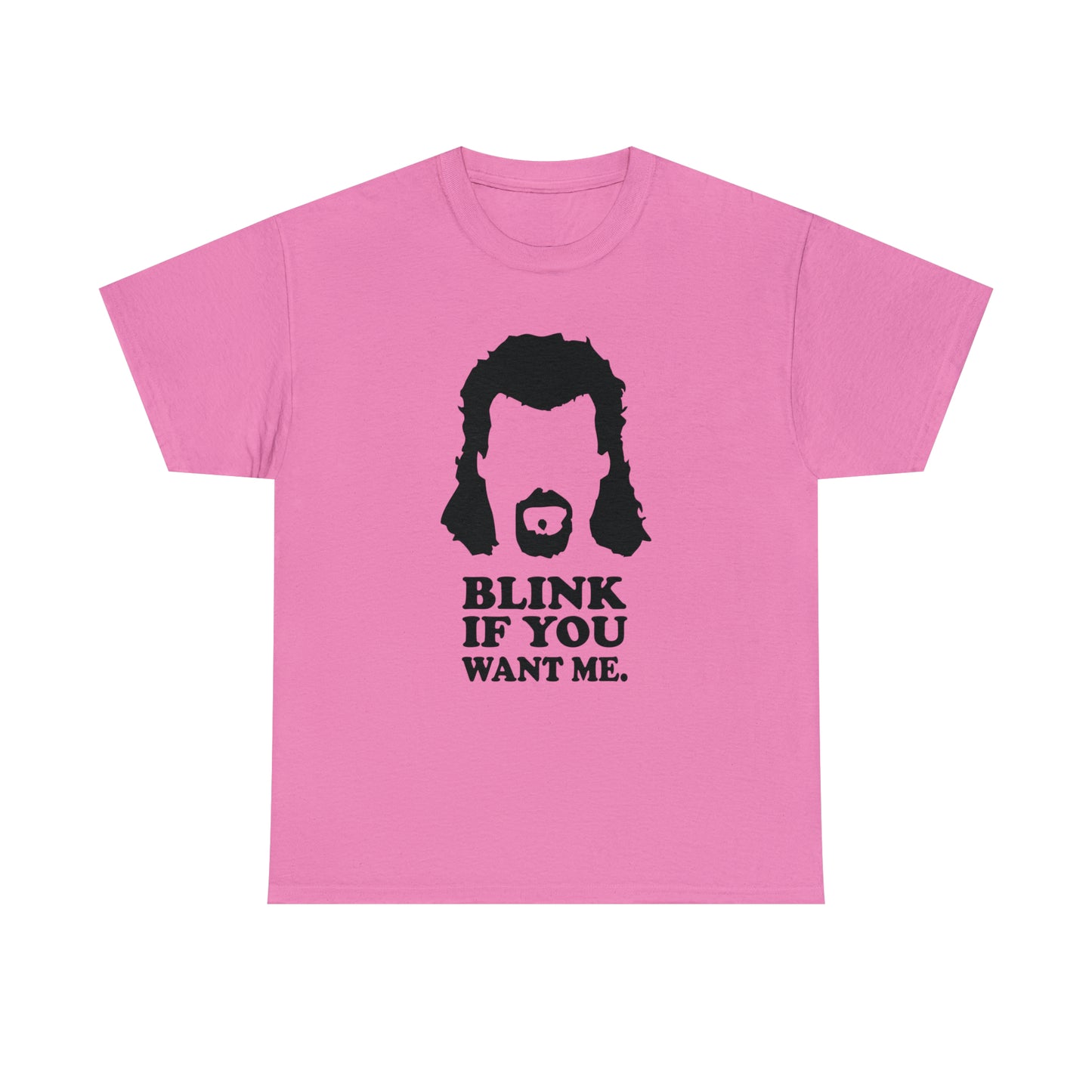 Sarcastic mullet t-shirt with man outline
