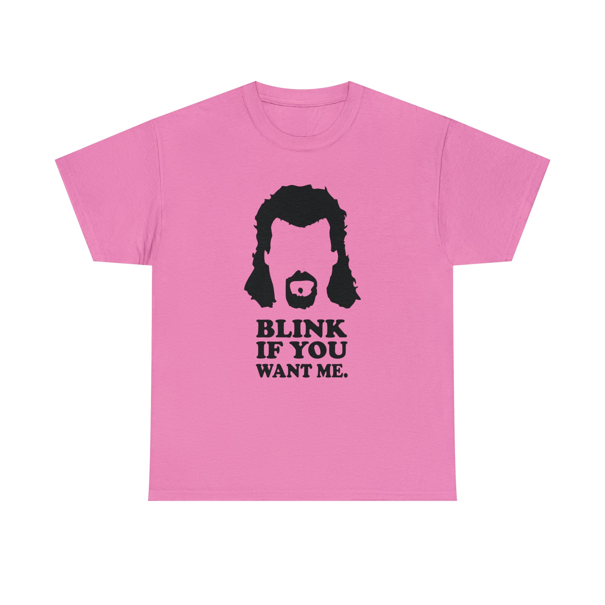 Sarcastic mullet t-shirt with man outline
