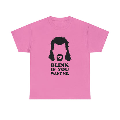 Sarcastic mullet t-shirt with man outline
