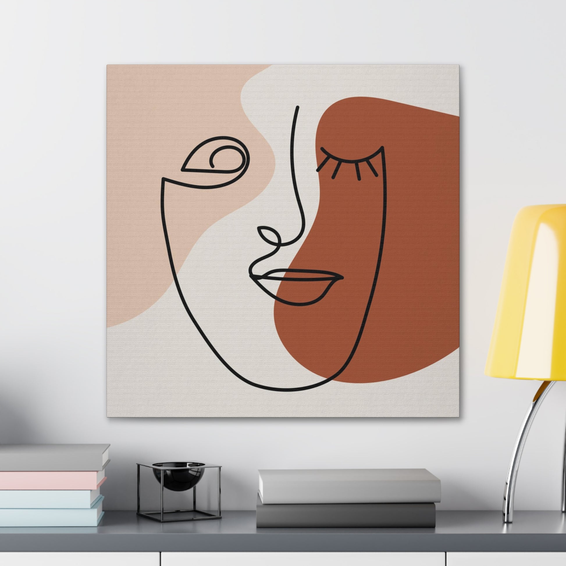 "Abstract Face Art" Wall Sign - Weave Got Gifts - Unique Gifts You Won’t Find Anywhere Else!