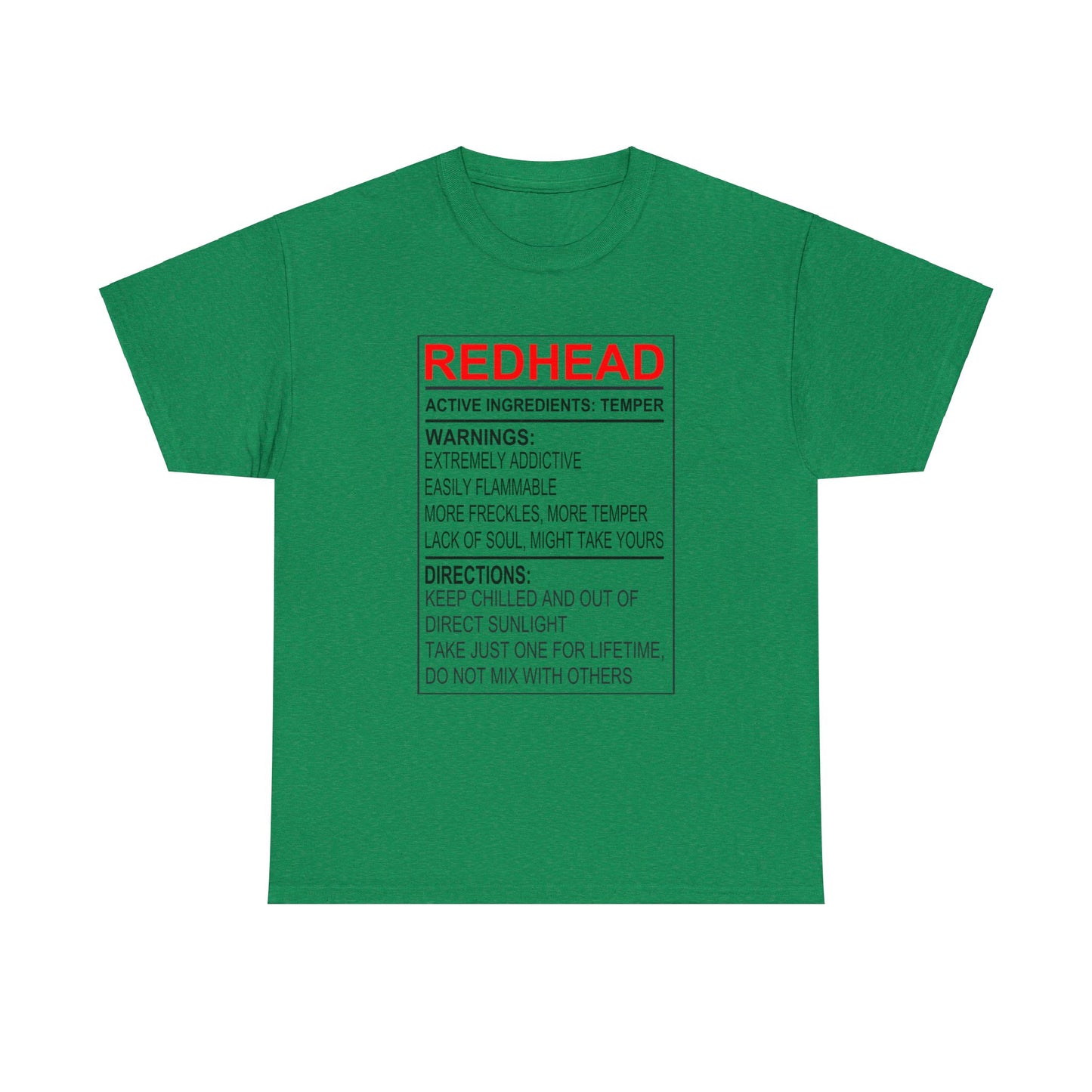 "Redhead Warning" T-Shirt - Weave Got Gifts - Unique Gifts You Won’t Find Anywhere Else!