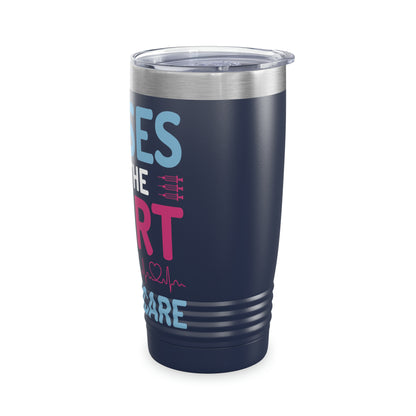 "Nurses Are The Heart Of Healthcare" Tumbler - Weave Got Gifts - Unique Gifts You Won’t Find Anywhere Else!