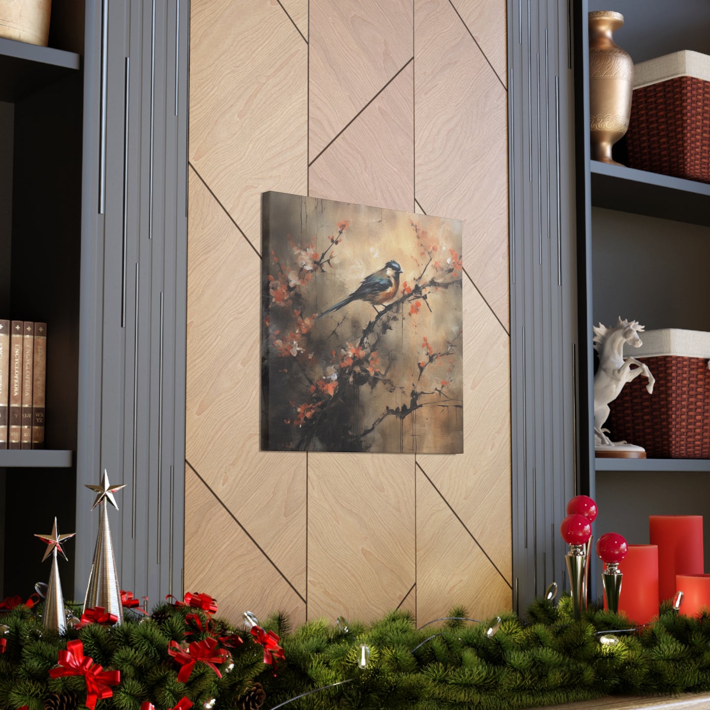 "Bird In Nature Wabi Sabi" Wall Art - Weave Got Gifts - Unique Gifts You Won’t Find Anywhere Else!