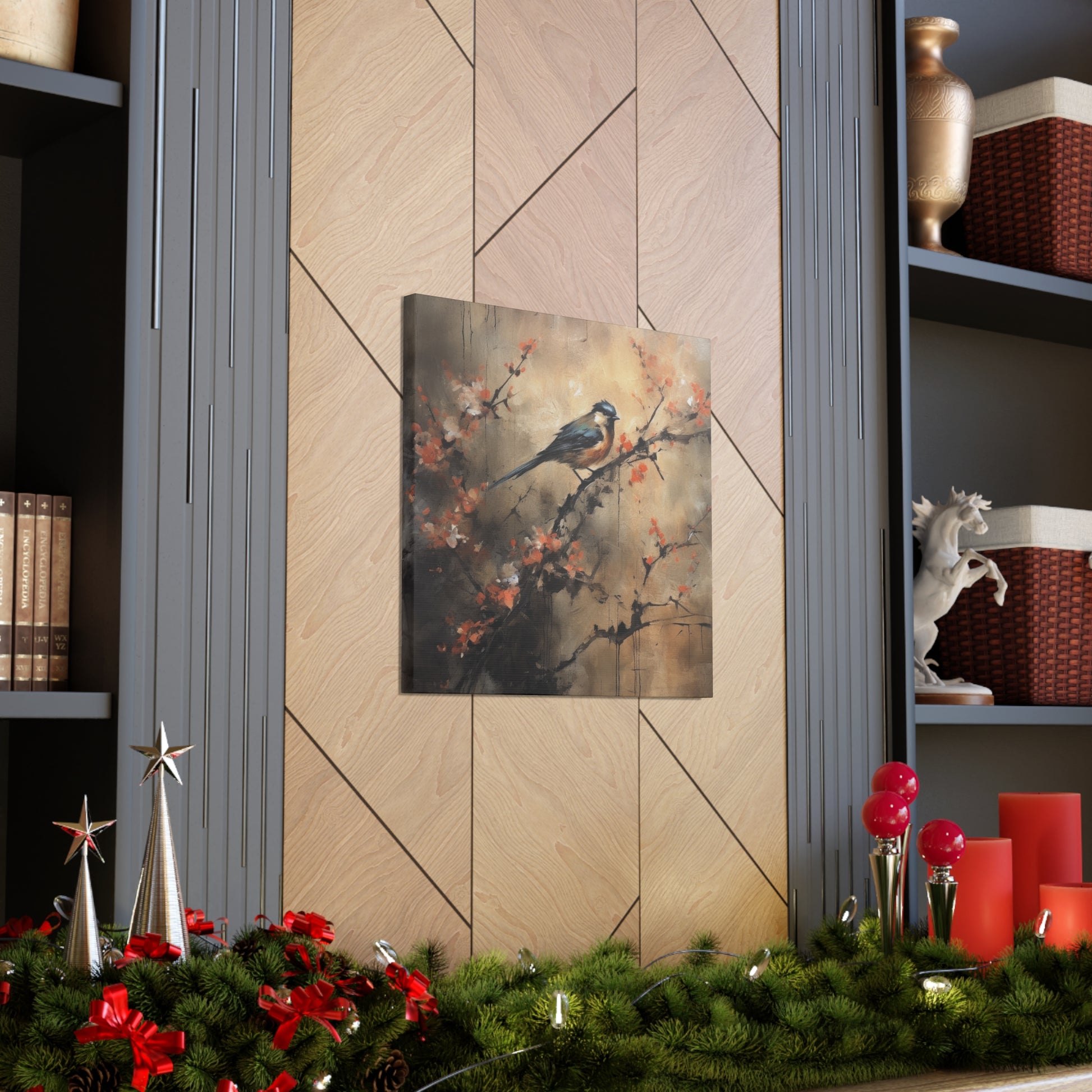 "Bird In Nature Wabi Sabi" Wall Art - Weave Got Gifts - Unique Gifts You Won’t Find Anywhere Else!