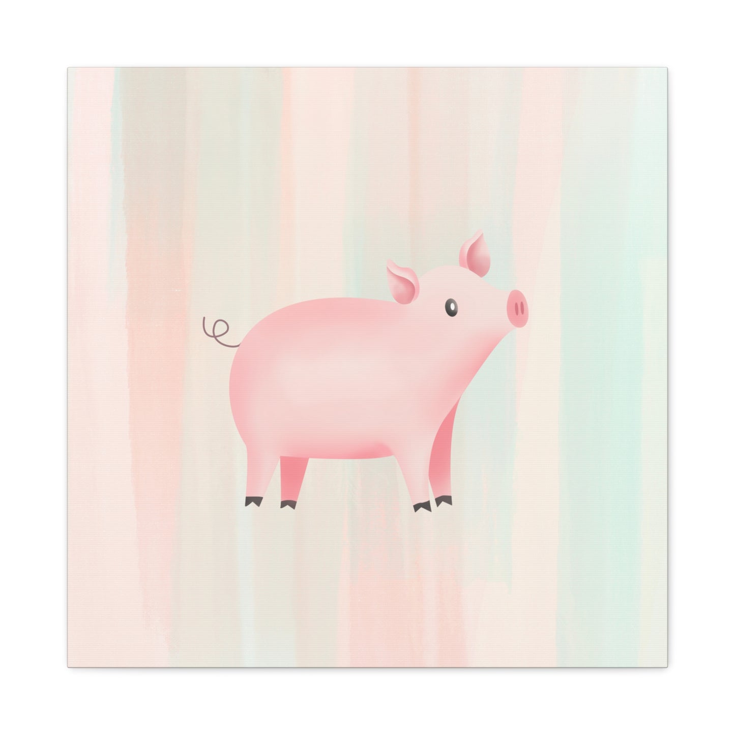 "Cute Pig" Nursery Wall Art - Weave Got Gifts - Unique Gifts You Won’t Find Anywhere Else!