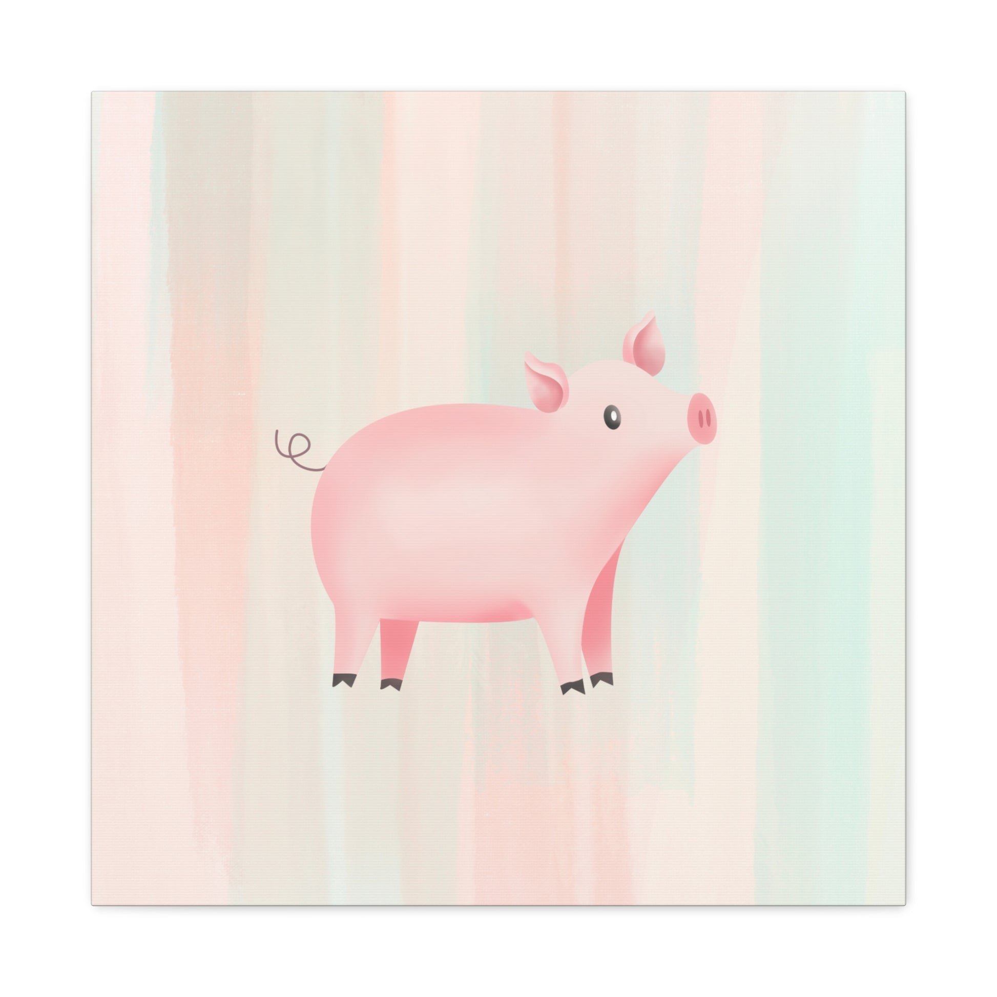 "Cute Pig" Nursery Wall Art - Weave Got Gifts - Unique Gifts You Won’t Find Anywhere Else!