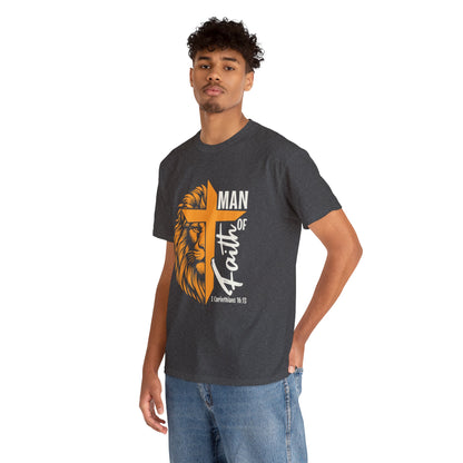 "Man Of Faith" T-Shirt - Weave Got Gifts - Unique Gifts You Won’t Find Anywhere Else!