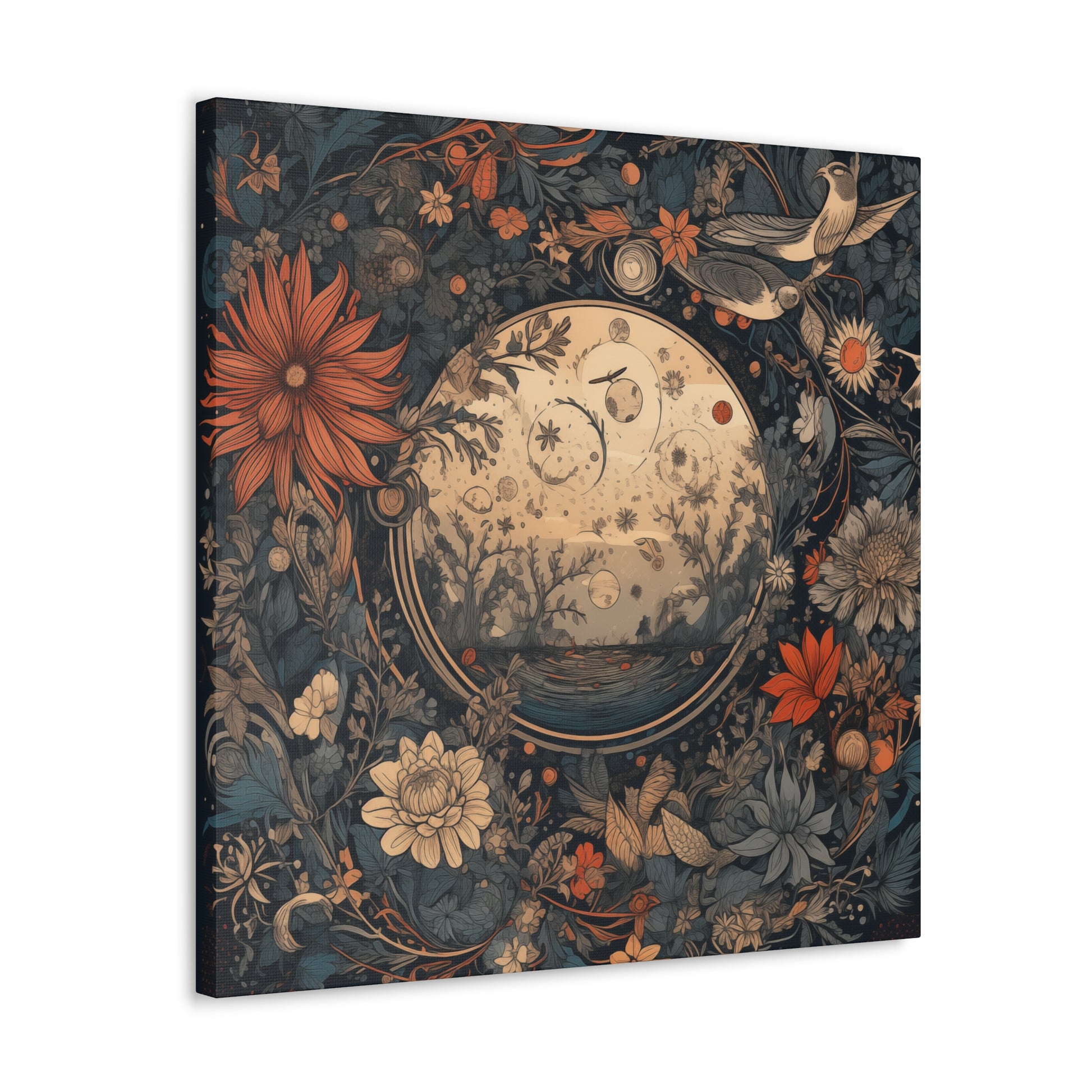"Floral Celestial" Canvas Print - Weave Got Gifts - Unique Gifts You Won’t Find Anywhere Else!