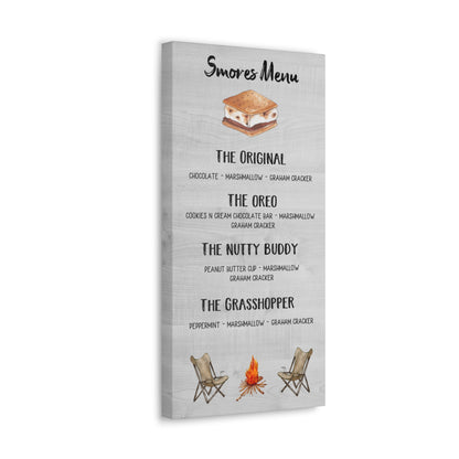 "Smores Camping Menu" Wall Art - Weave Got Gifts - Unique Gifts You Won’t Find Anywhere Else!