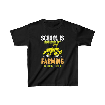 "Farming Is Importanter" Kids Shirt - Weave Got Gifts - Unique Gifts You Won’t Find Anywhere Else!
