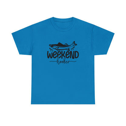 Weekend Hooker funny fishing t-shirt for anglers
