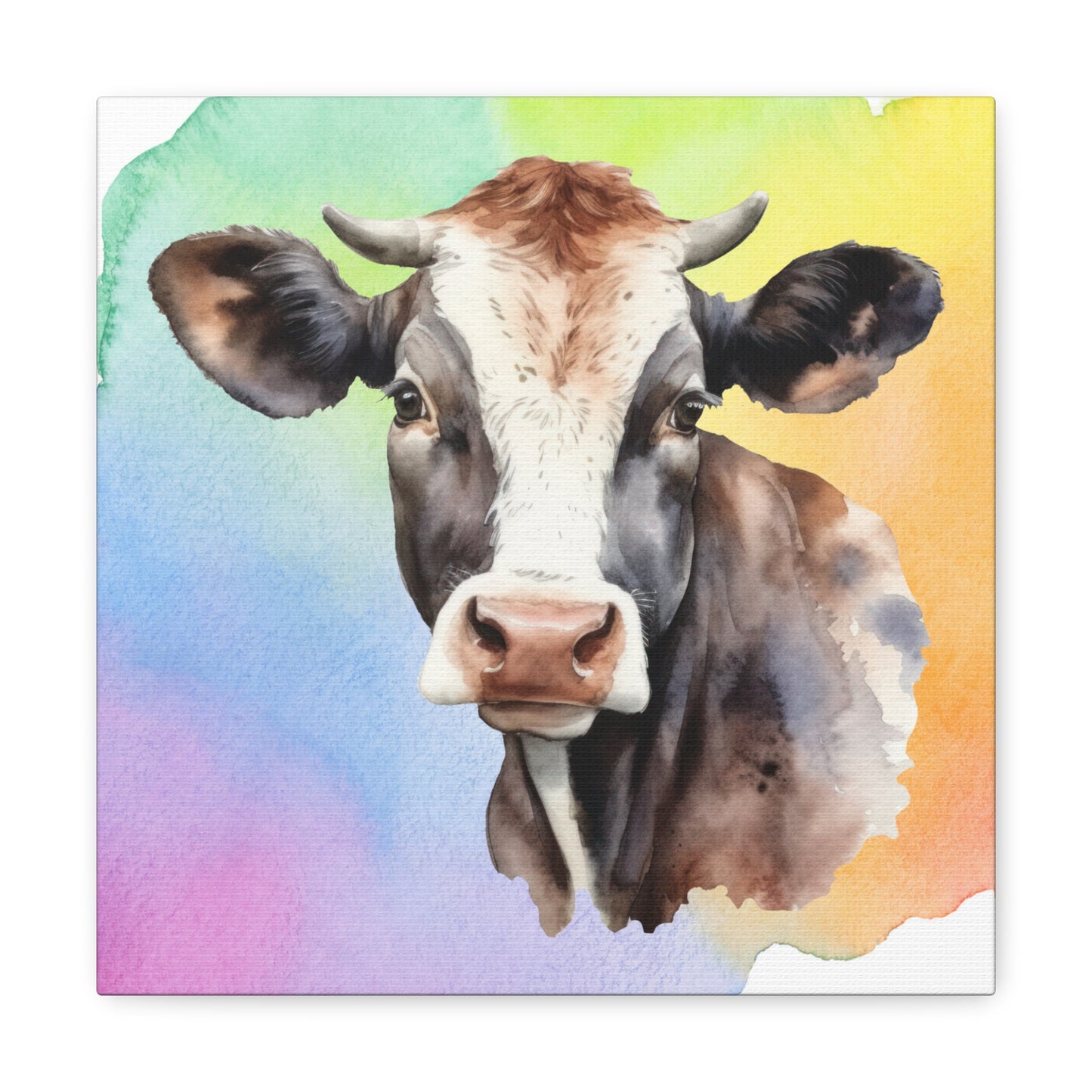 "Vibrant Color Cow" Wall Art - Weave Got Gifts - Unique Gifts You Won’t Find Anywhere Else!