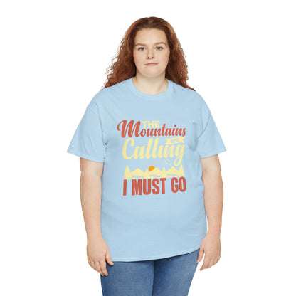 "The Mountains Are Calling" T-Shirt - Weave Got Gifts - Unique Gifts You Won’t Find Anywhere Else!