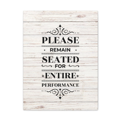 "Please Remain Seated" Bathroom Wall Art - Weave Got Gifts - Unique Gifts You Won’t Find Anywhere Else!