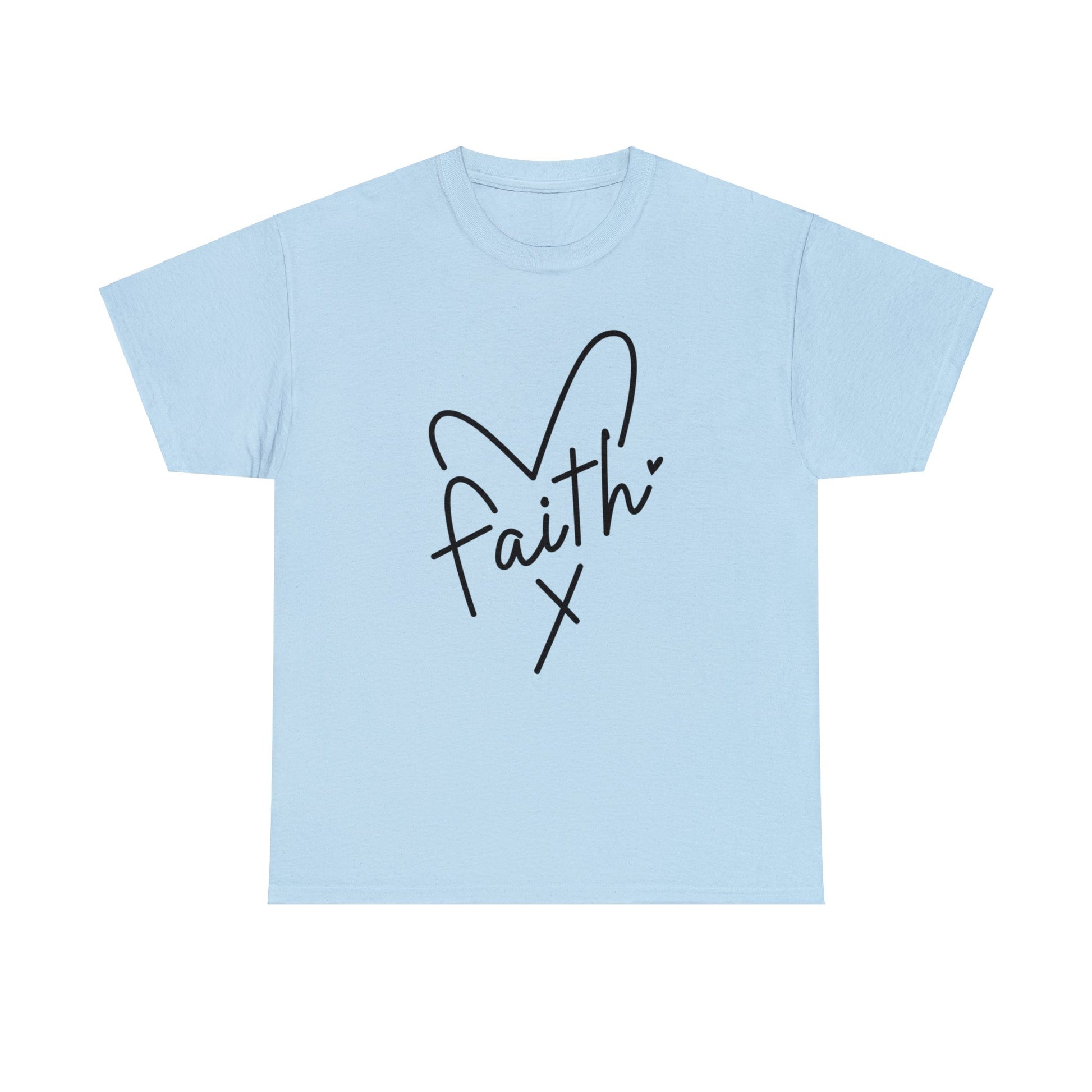 Inspirational faith t-shirts for women with stylish lettering
