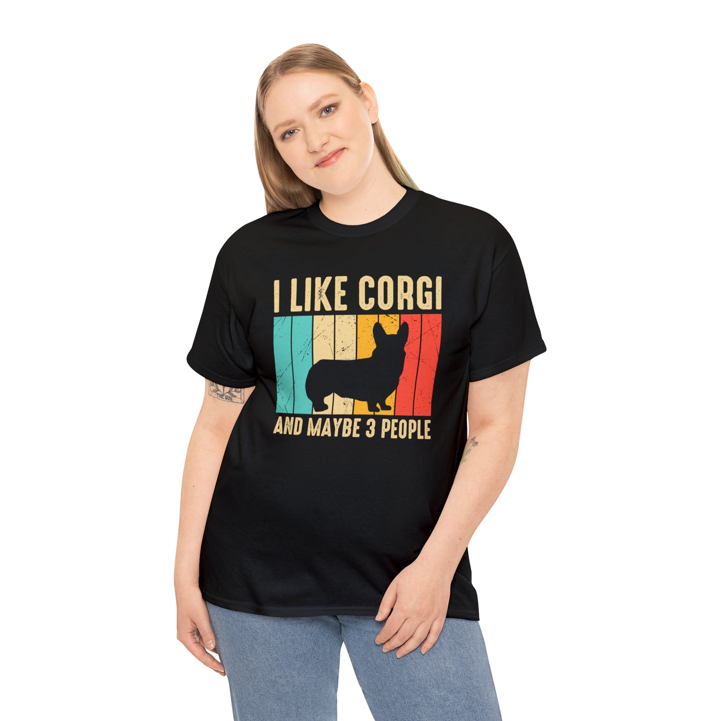 "I Like Corgi & Maybe 3 People" T-Shirt - Weave Got Gifts - Unique Gifts You Won’t Find Anywhere Else!