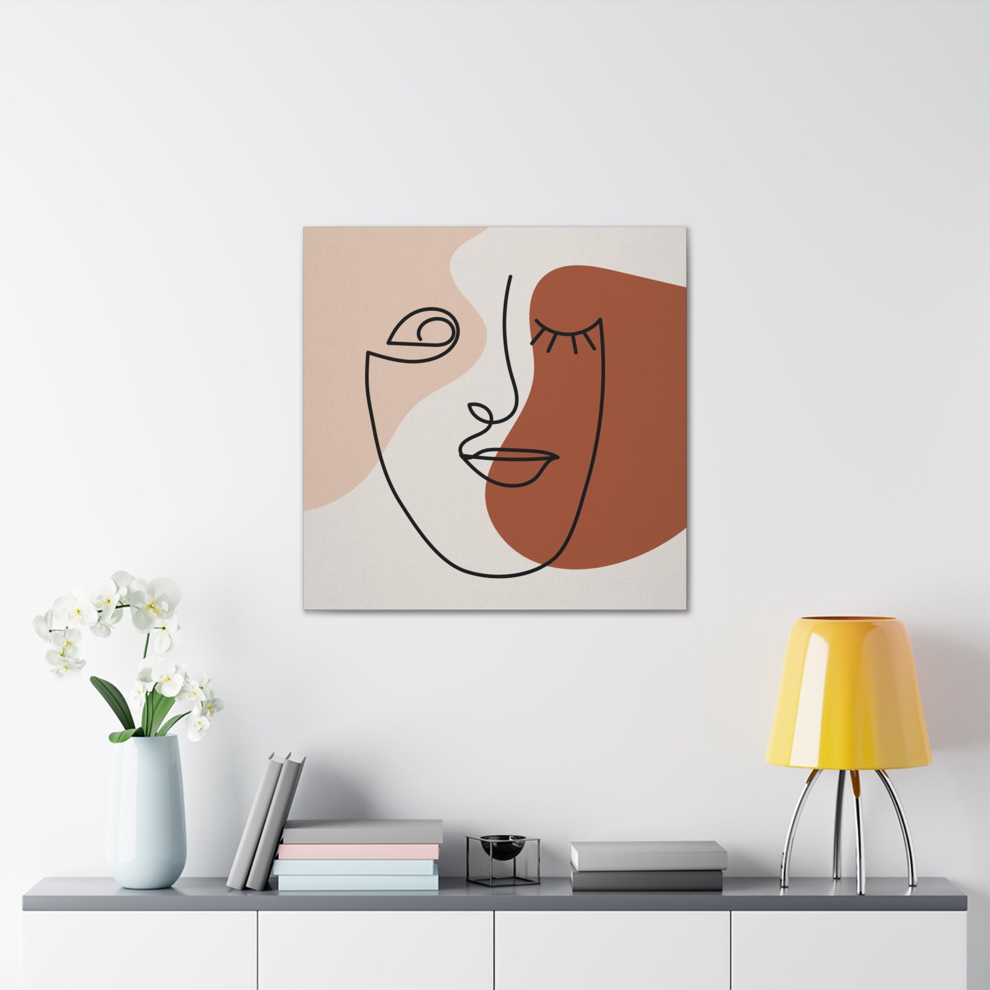 "Abstract Face Art" Wall Sign - Weave Got Gifts - Unique Gifts You Won’t Find Anywhere Else!