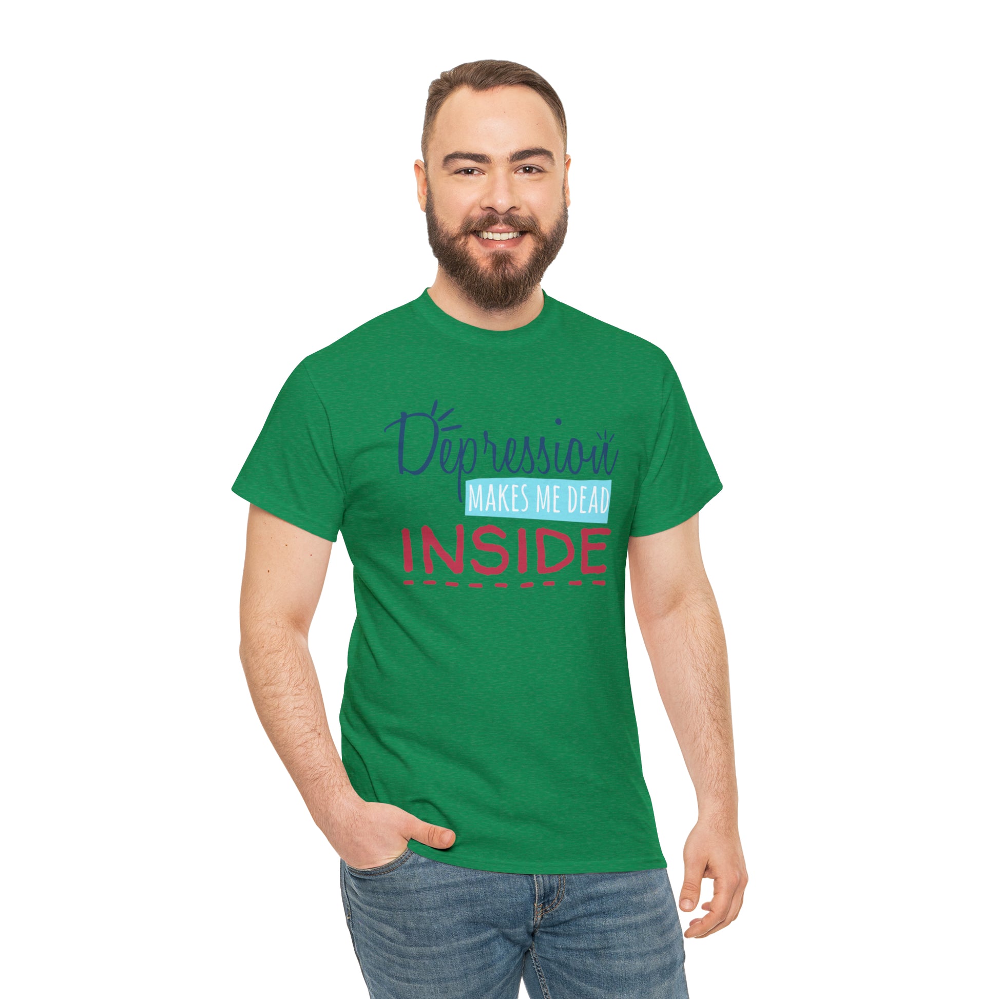 "Depression Makes Me Dead Inside" T-Shirt - Weave Got Gifts - Unique Gifts You Won’t Find Anywhere Else!