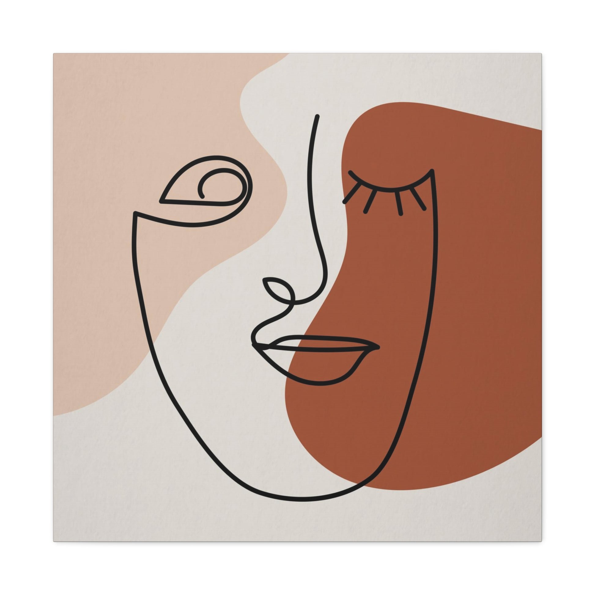 "Abstract Face Art" Wall Sign - Weave Got Gifts - Unique Gifts You Won’t Find Anywhere Else!