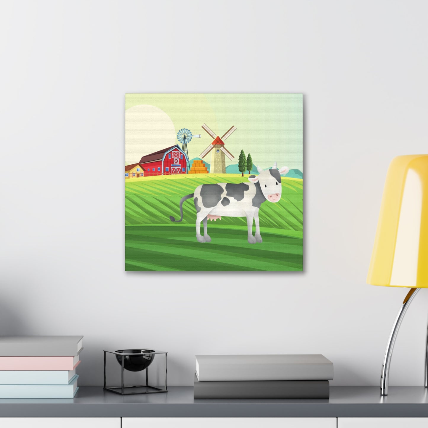 "Cow On A Farm" Kids Wall Art - Weave Got Gifts - Unique Gifts You Won’t Find Anywhere Else!